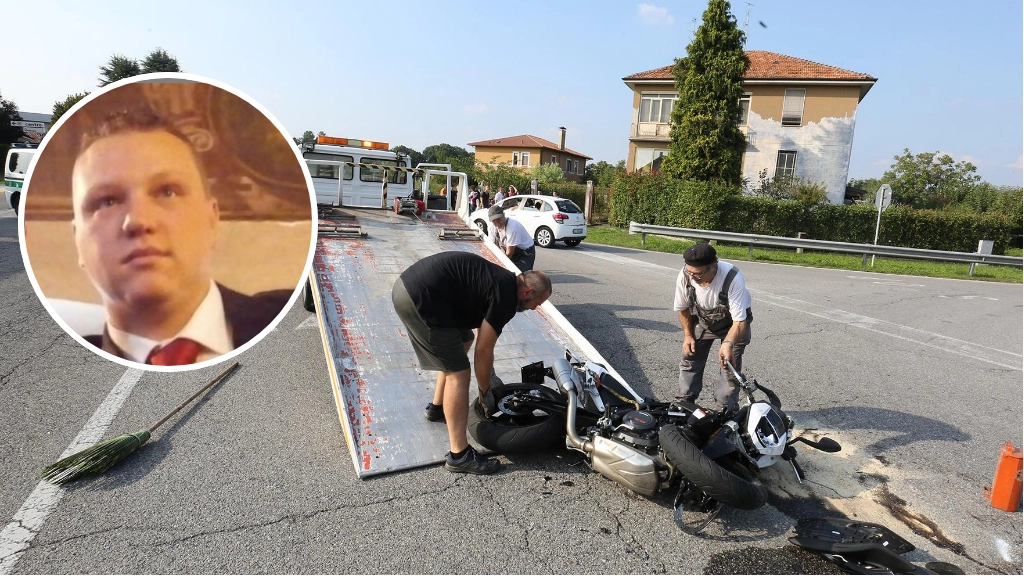 Marco Bertolini è rimasto vittima di un terribile incidente martedì sulla Sp2 a Bellusco: caduto dalla moto dopo la collisione con un’auto, è finito sotto un tir Marco Bertolini è rimasto vittima di un terribile incidente martedì sulla Sp2 a Bellusco: caduto dalla moto dopo la collisione con un’auto, è finito sotto un tir
