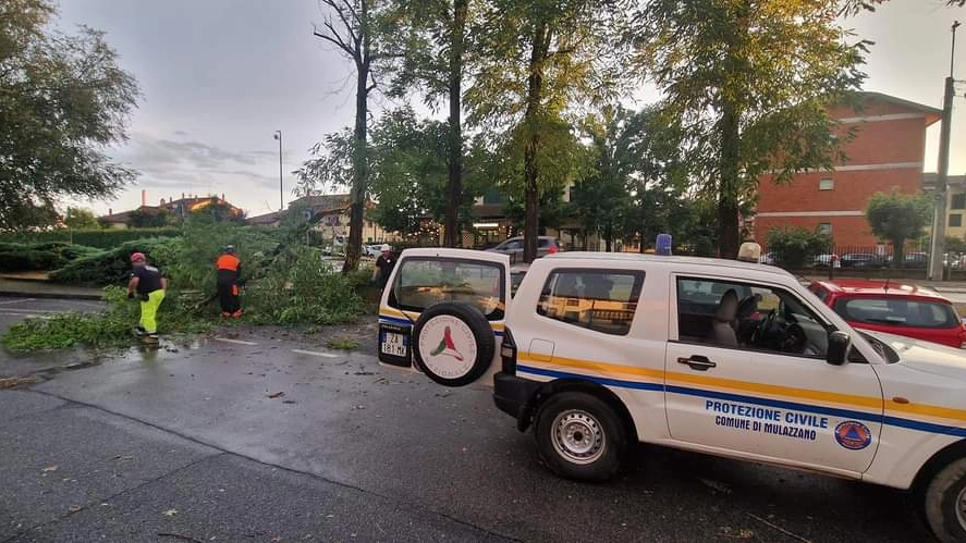 La protezione civile in azione durante emergenze lodigiane La protezione civile in azione durante emergenze lodigiane