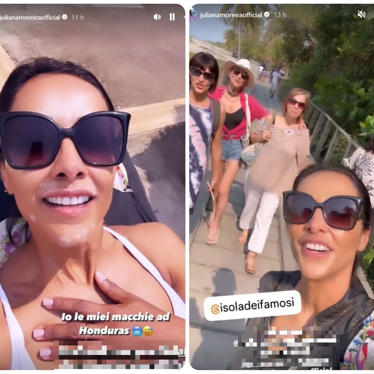 Juliana Moreira in Honduras (Foto Instagram)