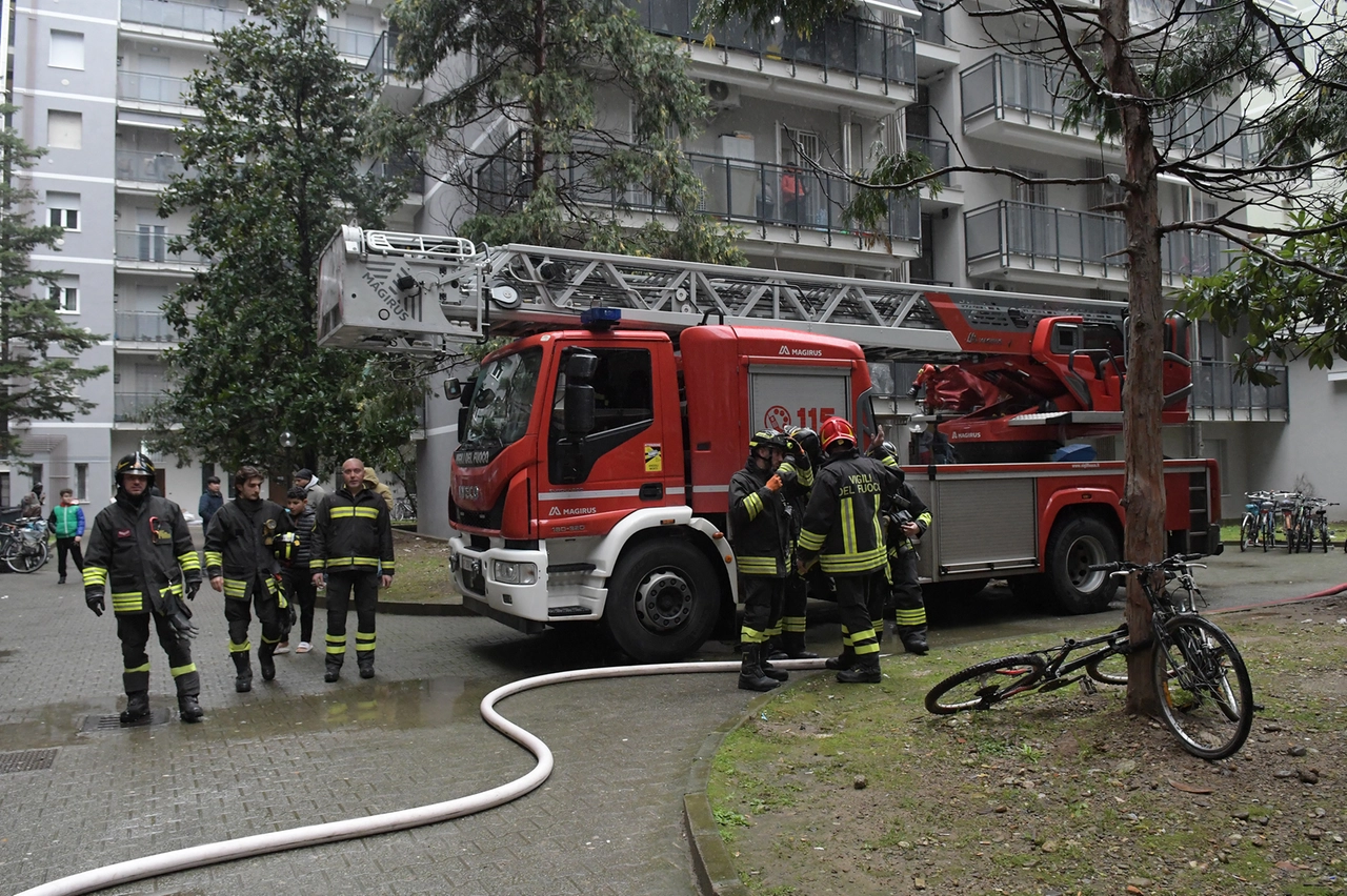 Pioltello - incendio appartamento