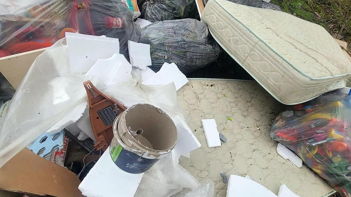 Materassi e sanitari buttati nel bosco. Due persone multate con 5mila euro Materassi e sanitari buttati nel bosco. Due persone multate con 5mila euro