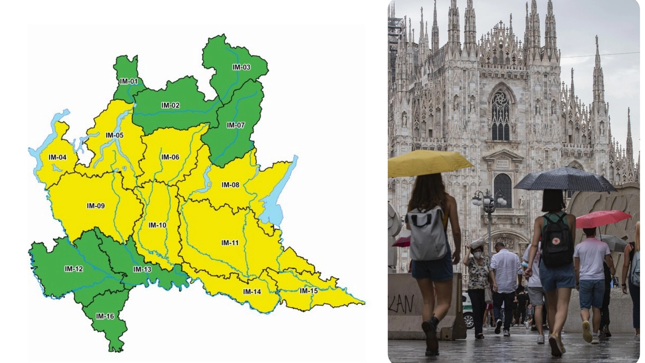 Milano e Lombardia, scatta una nuova allerta gialla temporali