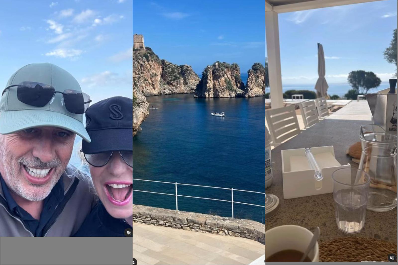 Sicilia Antonella da Ilgiorno.it la sicilia di antonella clerici tra panorami da sogno e relax col compagno vittorio garrone meraviglie della natura