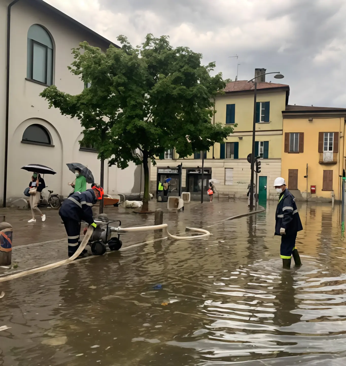 "Una giornata di pioggia riempie 1.930 stadi San Siro"