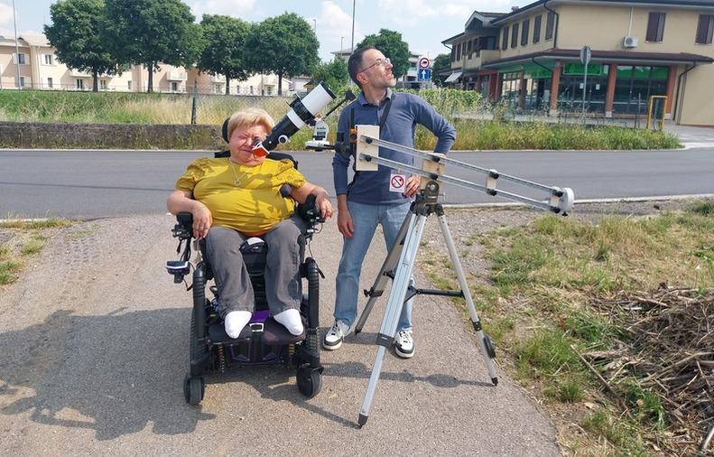 il cielo a portata di tutti un telescopio inclusivo