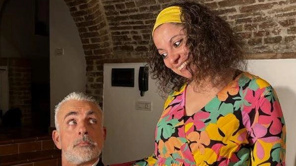 Una scena sul palco del teatro Faes Una scena sul palco del teatro Faes