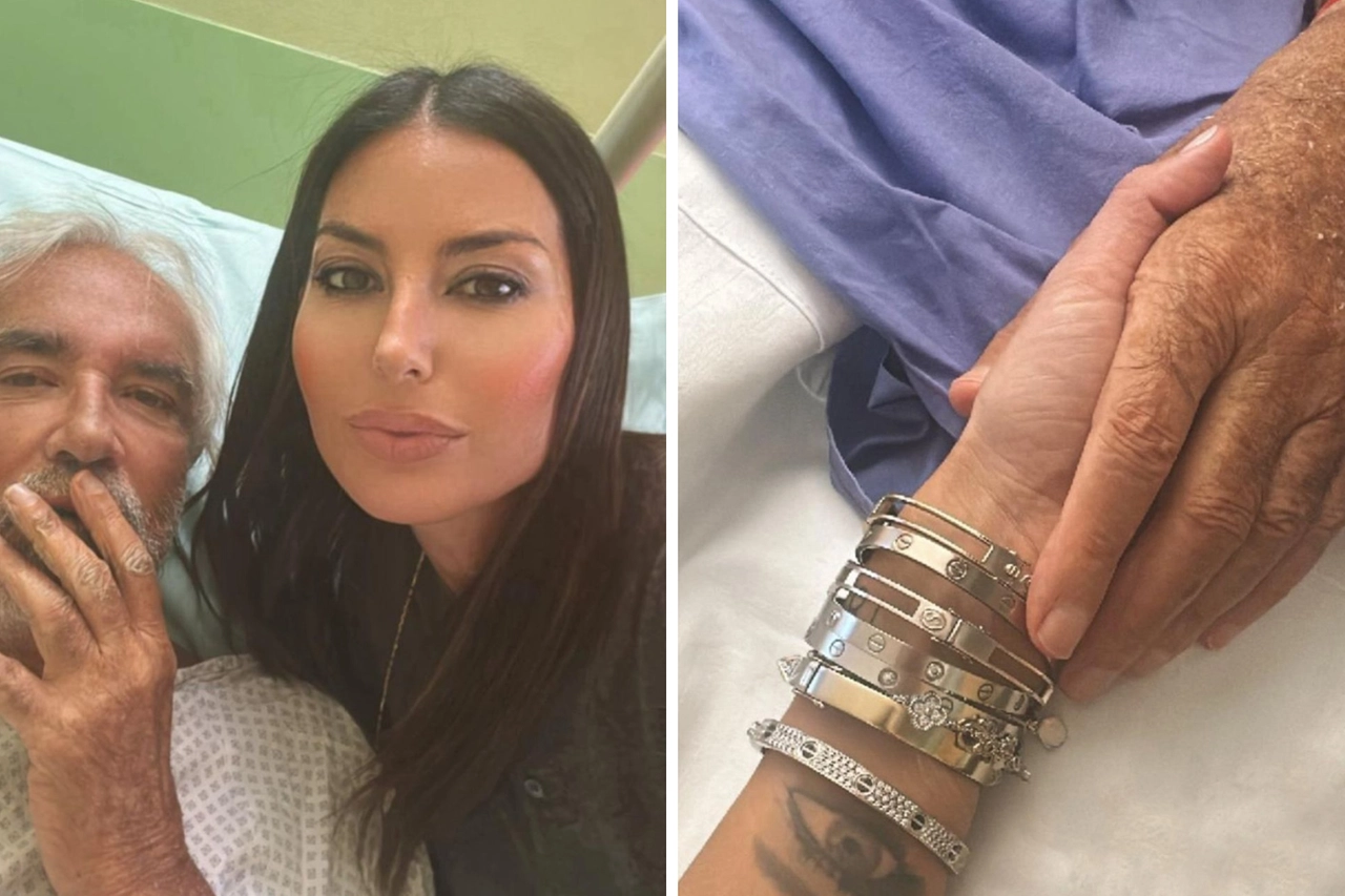 Flavio Briatore insieme alla moglie Elisabetta Gregoraci all'ospedale San Raffaele di Milano. Nel testo su Instagram: "Sono state giornate intense e difficili ma superate insieme"