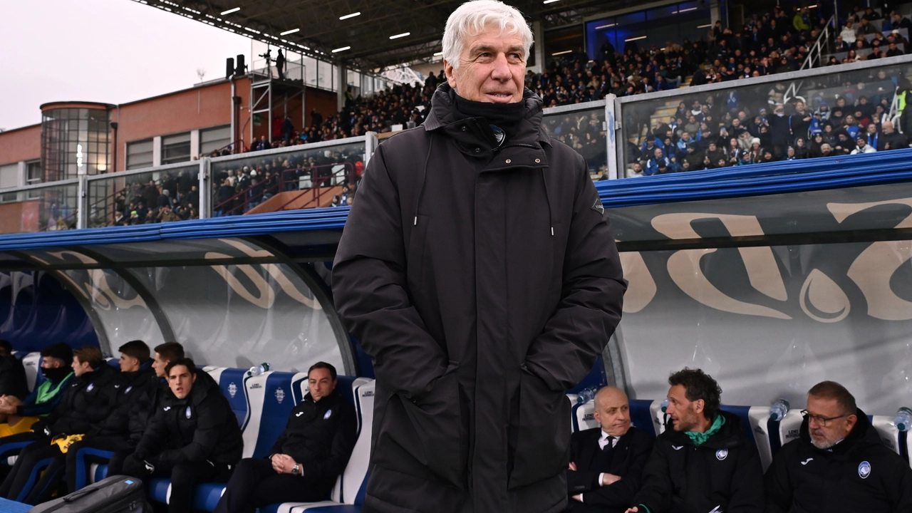 L'allenatore dell'Atalanta Gian Piero Gasperini L'allenatore dell'Atalanta Gian Piero Gasperini