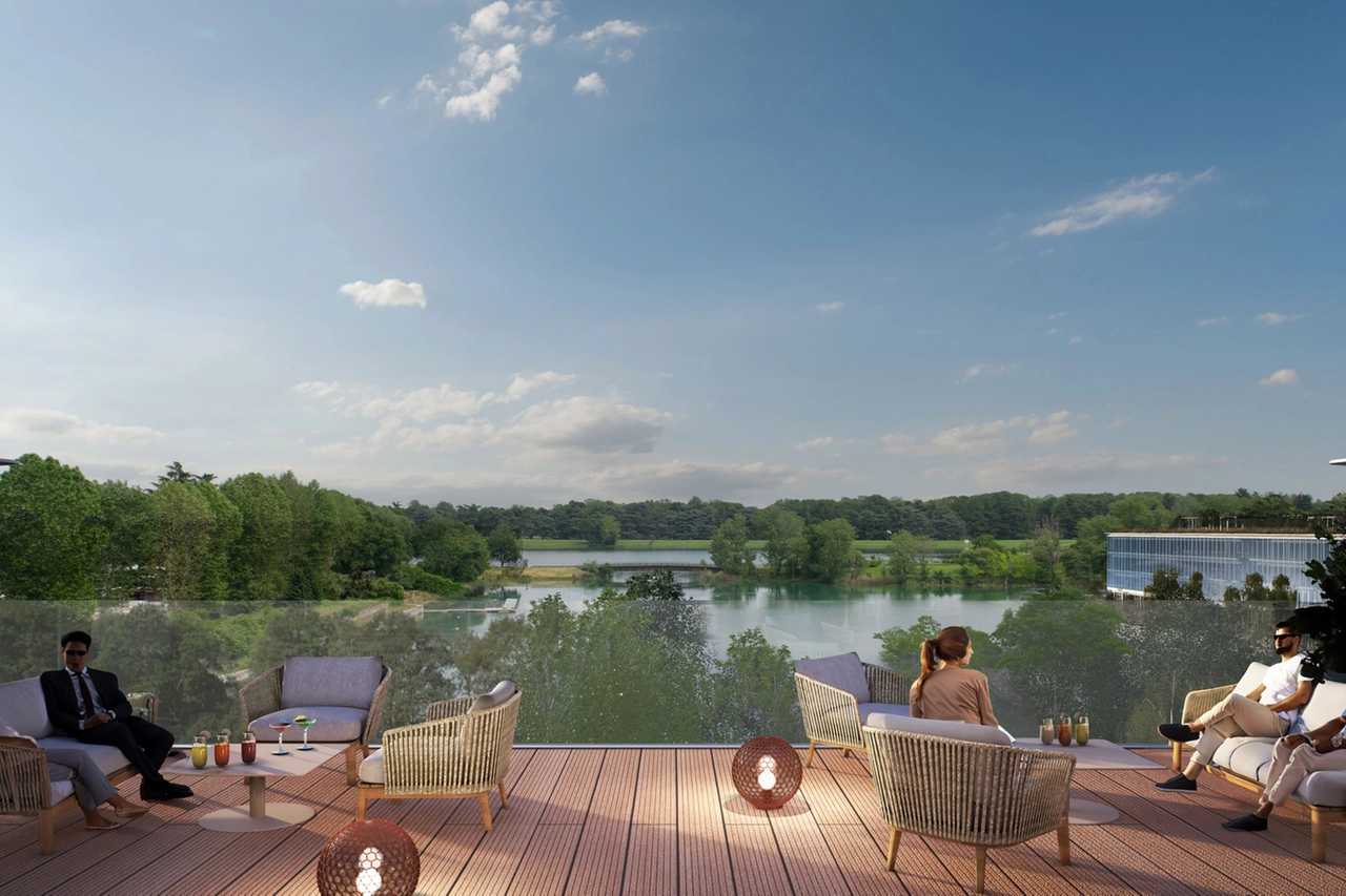 Ecco come sarà la terrazza del Lad, il Linate Airport District