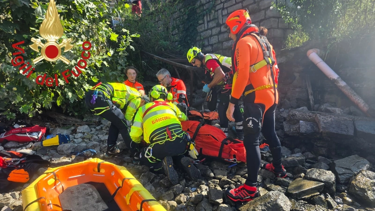 Le operazioni di soccorso in una zona dall'accessibilità difficoltosa Le operazioni di soccorso in una zona dall'accessibilità difficoltosa