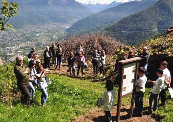 i prof delle medie e delle superiori nel parco a lezione di territorio