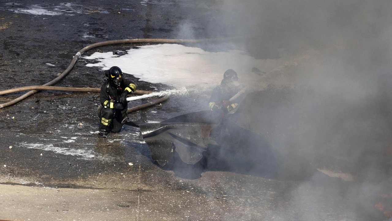 'Dopo un primo intervento per fuga di gas arrivata esplosione' 'Dopo un primo intervento per fuga di gas arrivata esplosione'