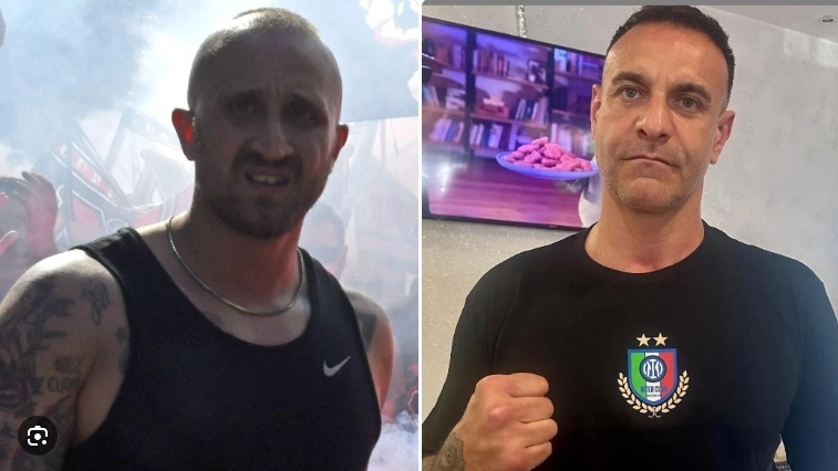A sinistra Luca Lucci capo della Curva Sud milanista A destra Andrea Beretta della Nord dell’Inter Entrambi sono stati condannati a 10 anni di carcere A sinistra Luca Lucci capo della Curva Sud milanista A destra Andrea Beretta della Nord dell’Inter Entrambi sono stati condannati a 10 anni di carcere
