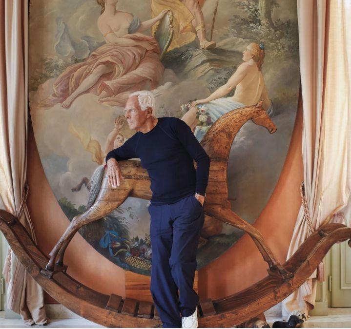 Armani e il buen retiro di villa Rosa in Oltrepò: “Un Tiepolo in salotto, qui tornava ogni mese”