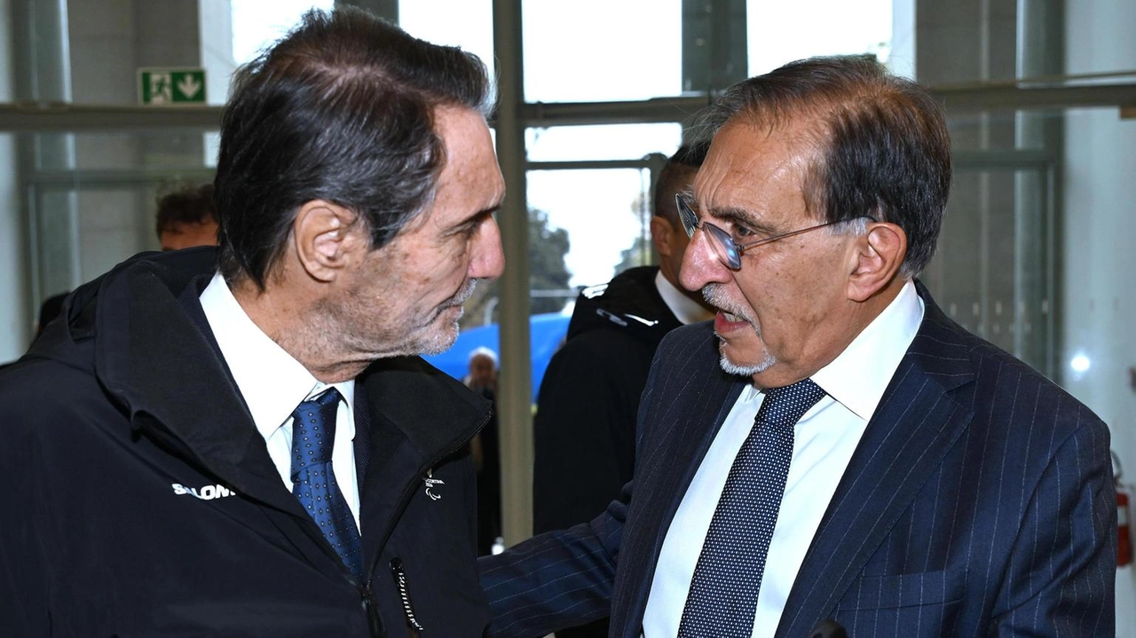Il presidente del Senato Ignazio La Russa, 77 anni, e il governatore Attilio Fontana, 72 Il presidente del Senato Ignazio La Russa, 77 anni, e il governatore Attilio Fontana, 72