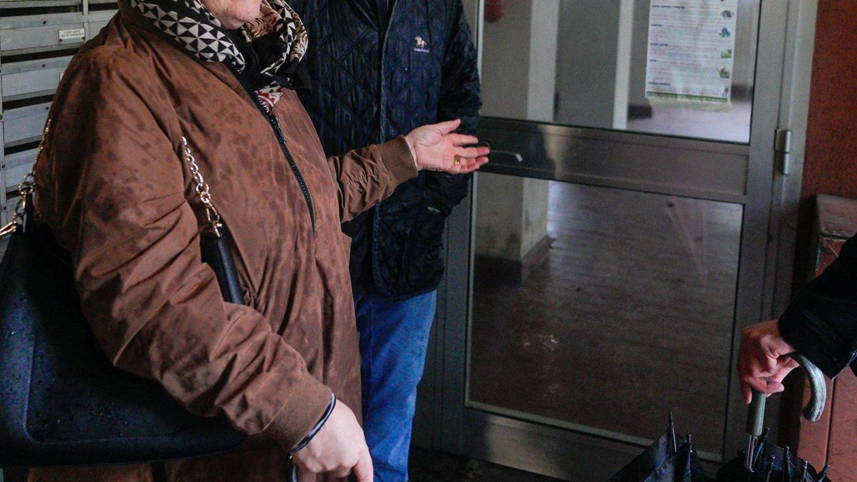 Un momento del sopralluogo da parte degli esponenti della lista Codogno Insieme 2.0