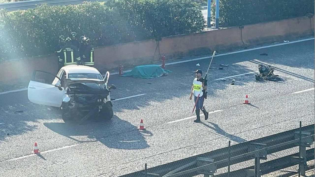 Incidente in Tangenziale sud a Brescia Incidente in Tangenziale sud a Brescia