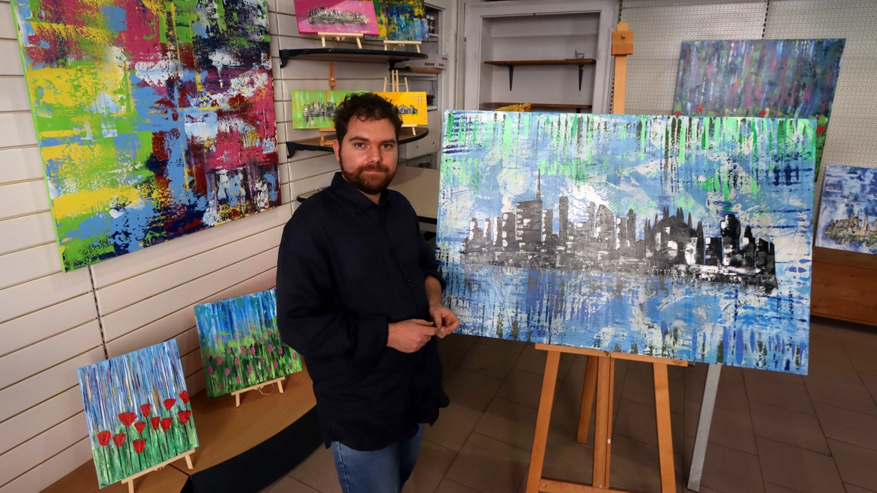 Jacopo nella Piccola Galleria Autistica