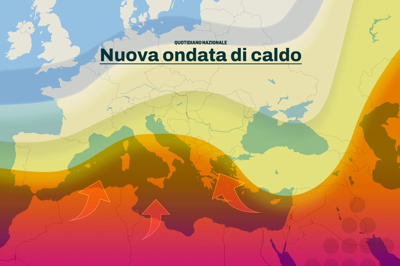Una nuova ondata di caldo è in arrivo sull'Italia