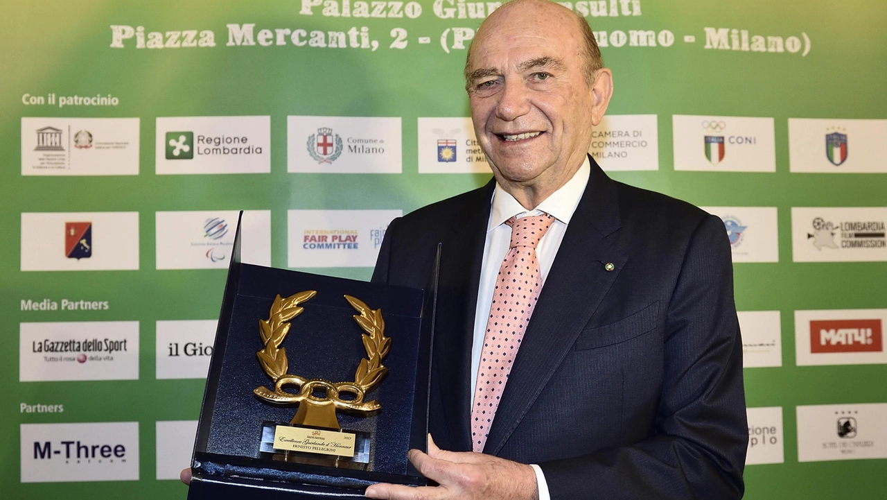 L'ex presidente dell'Inter Ernesto Pellegrini in una recente occasione pubblica