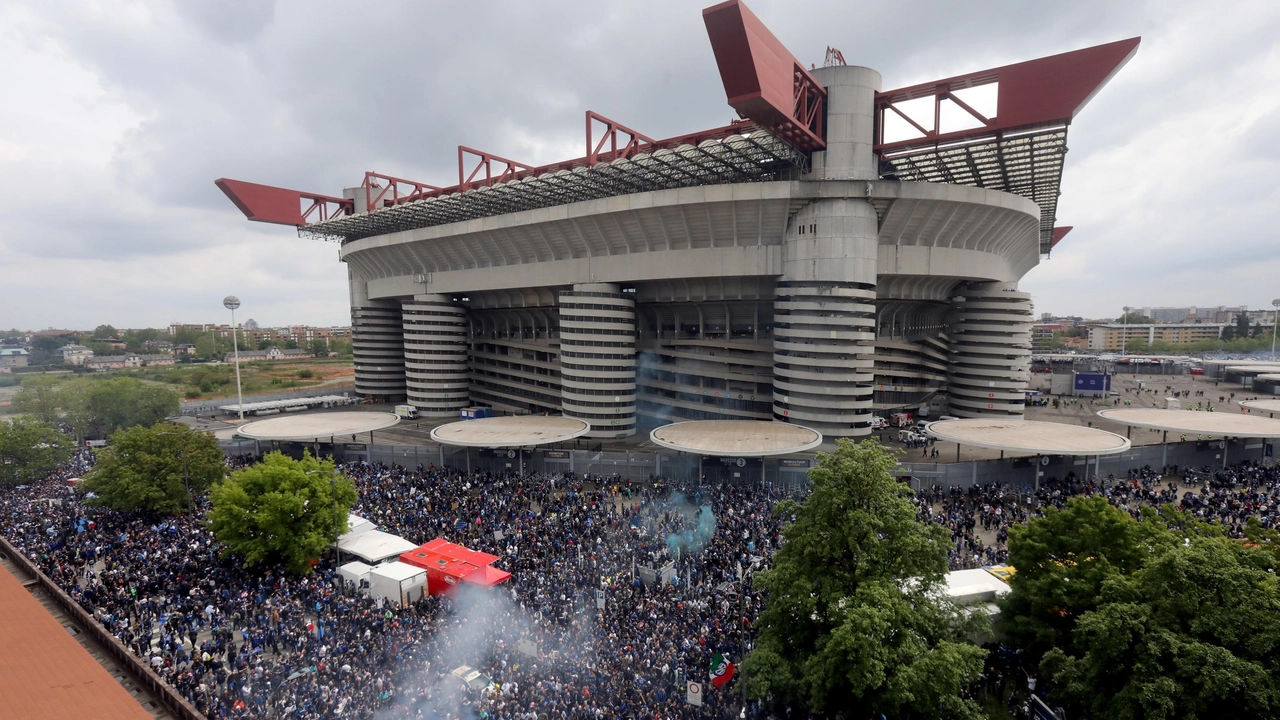 Tifosi nerazzurri a San Siro