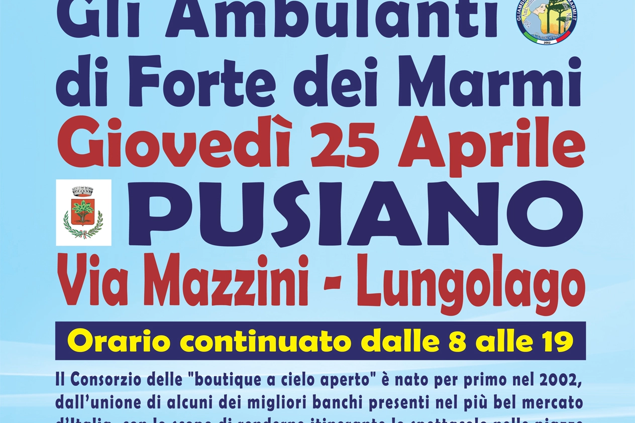 La locandina dell'evento