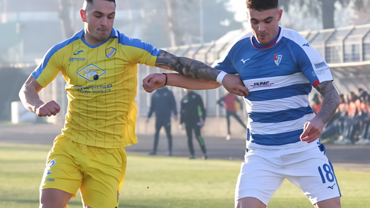 Leonardo Piran in azione contro la Pergolettese Leonardo Piran in azione contro la Pergolettese