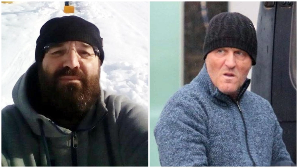 Pierluigi Beghetto; a destra, l'assassino (reo confesso) Luciano Biffi (Cardini)