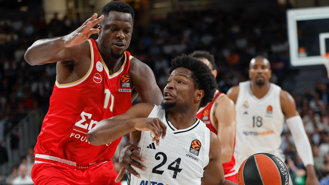 Basket, Eurolega: l'Olympiacos sbanca Madrid 86-84 e vola alle Final Four