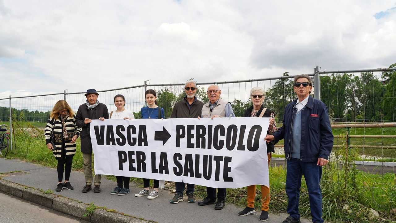 Protesta contro la vasca di laminazione Bresso