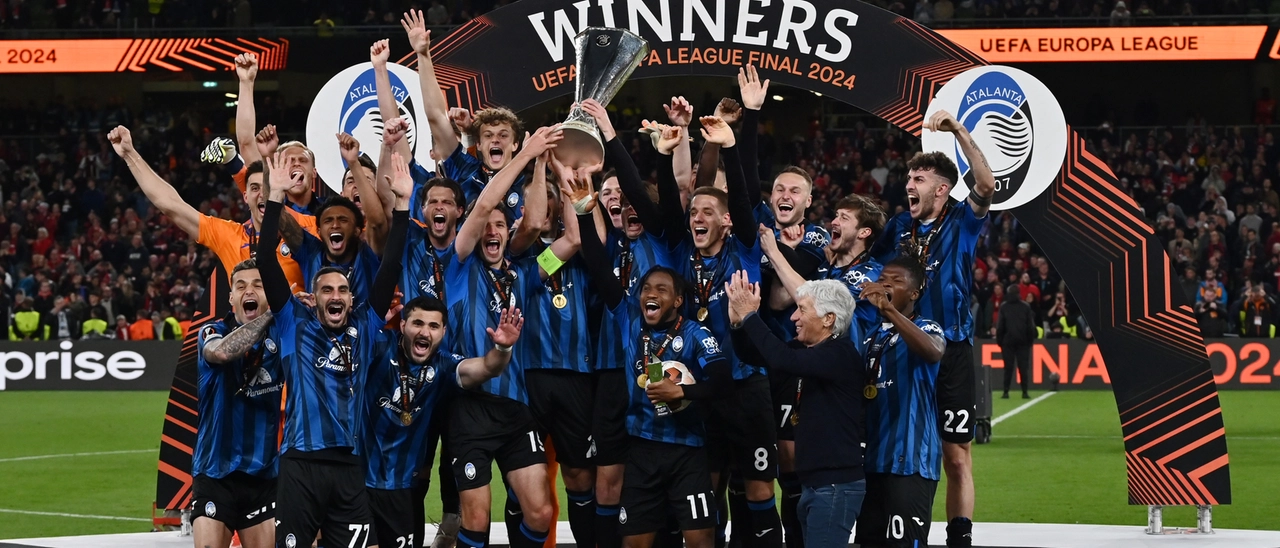 Atalanta, un anno fa l’Europa League: una statua allo stadio per celebrare la magica notte di Dublino
