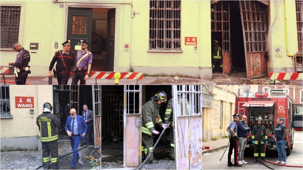 L'intervento di forze dell'ordine e vigili del fuoco questa mattina in via Cantoni, in zona Certosa. Nella prima immagine in basso a sinistra, l'ispezione del procuratore della Repubblica di Milano Marcello Viola L'intervento di forze dell'ordine e vigili del fuoco questa mattina in via Cantoni, in zona Certosa. Nella prima immagine in basso a sinistra, l'ispezione del procuratore della Repubblica di Milano Marcello Viola