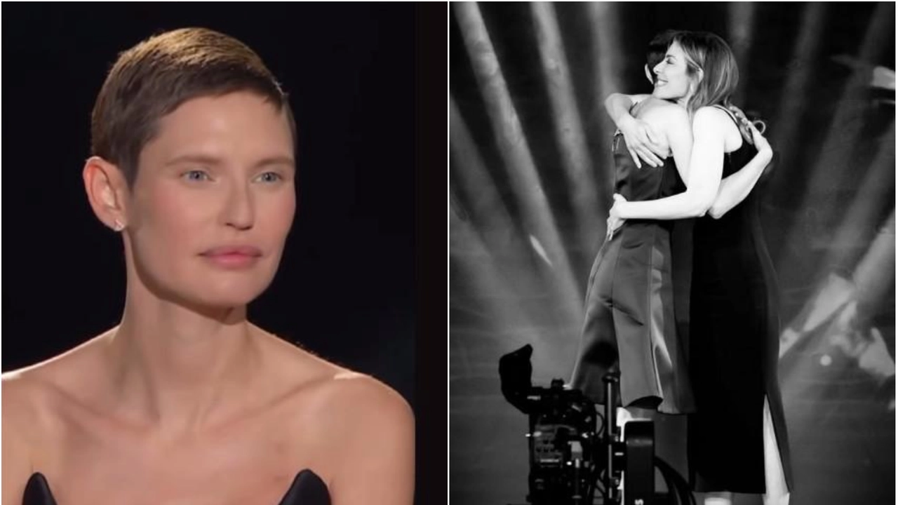 Bianca Balti a Belve e l'abbraccio sul set con Francesca Fagnani (da Instagram) Bianca Balti a Belve e l'abbraccio sul set con Francesca Fagnani (da Instagram)