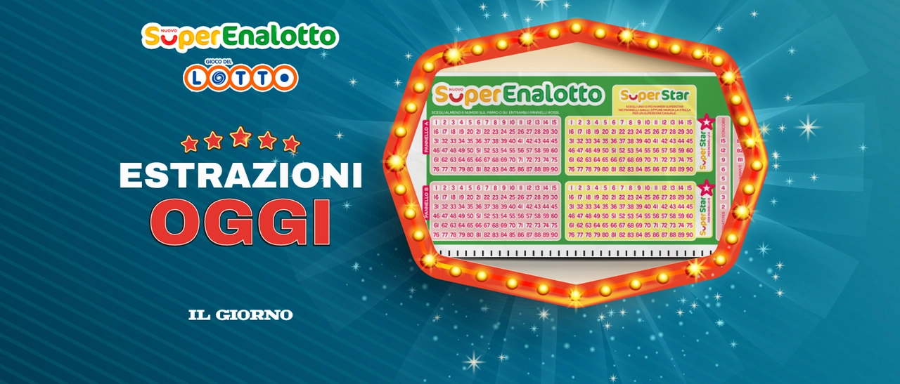 Lotto e SuperEnalotto oggi: estrazioni e numeri vincenti di sabato 14 giugno