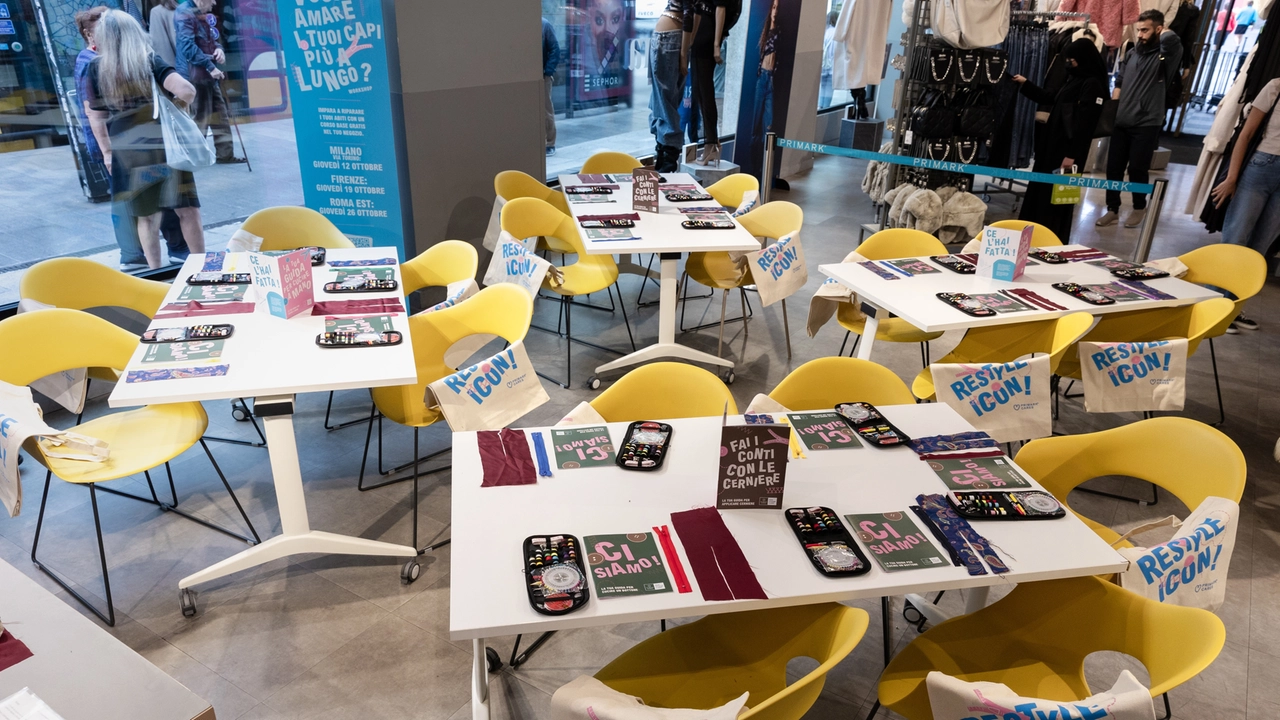 I workshop “Love It For Longer” negli store Primark per imparare le tecniche base di riparazione degli abiti e l'upcycling I workshop “Love It For Longer” negli store Primark per imparare le tecniche base di riparazione degli abiti e l'upcycling