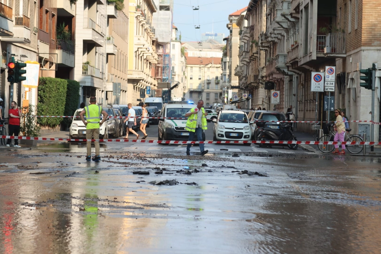 La zona dell'allagamento (Salmoirago)