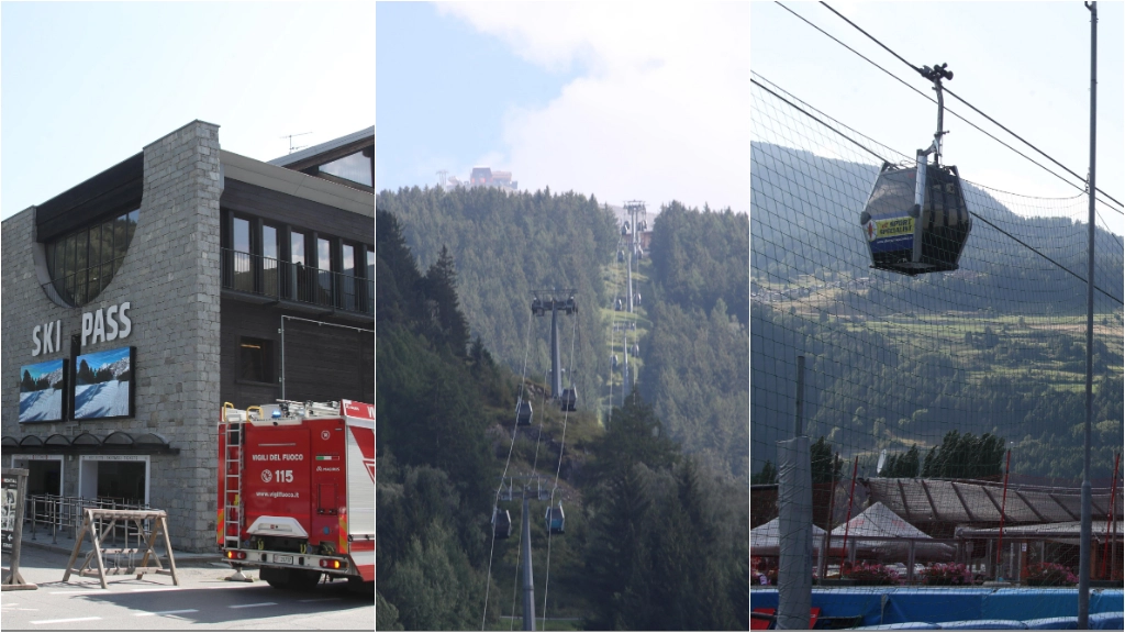 Bormio, i turisti sono stati riportati a valle dopo 40 minuti (ANSA/ANP) Bormio, i turisti sono stati riportati a valle dopo 40 minuti (ANSA/ANP)
