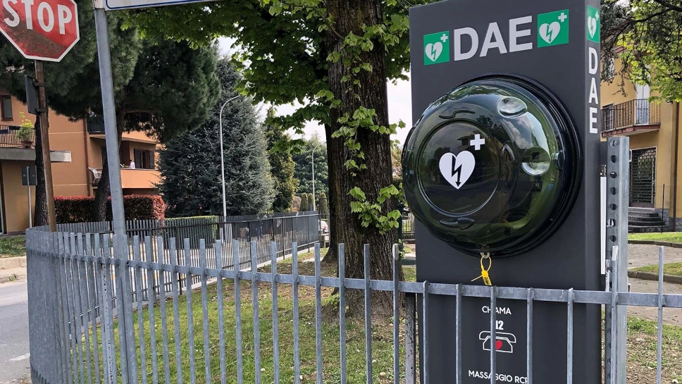 Uno dei 13 dae posizionati a Brivio Uno dei 13 dae posizionati a Brivio