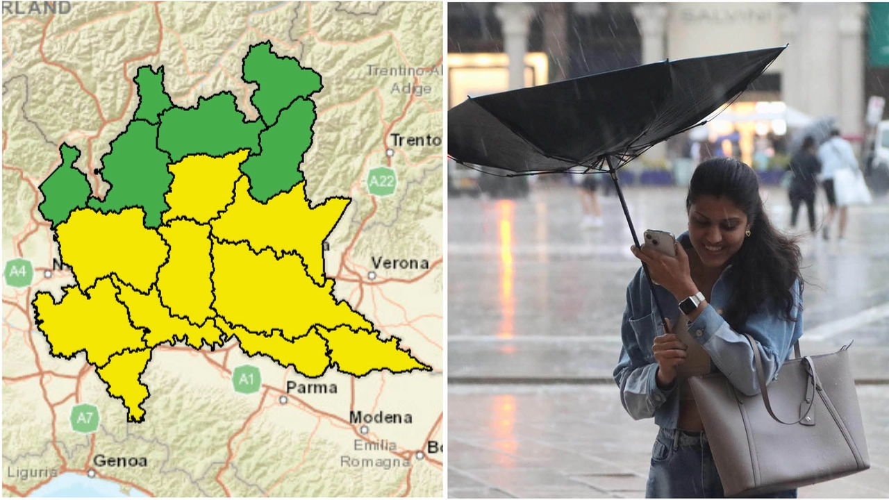 Domenica 2 giugno allerta gialla per rischio temporali su Milano e la Lombardia