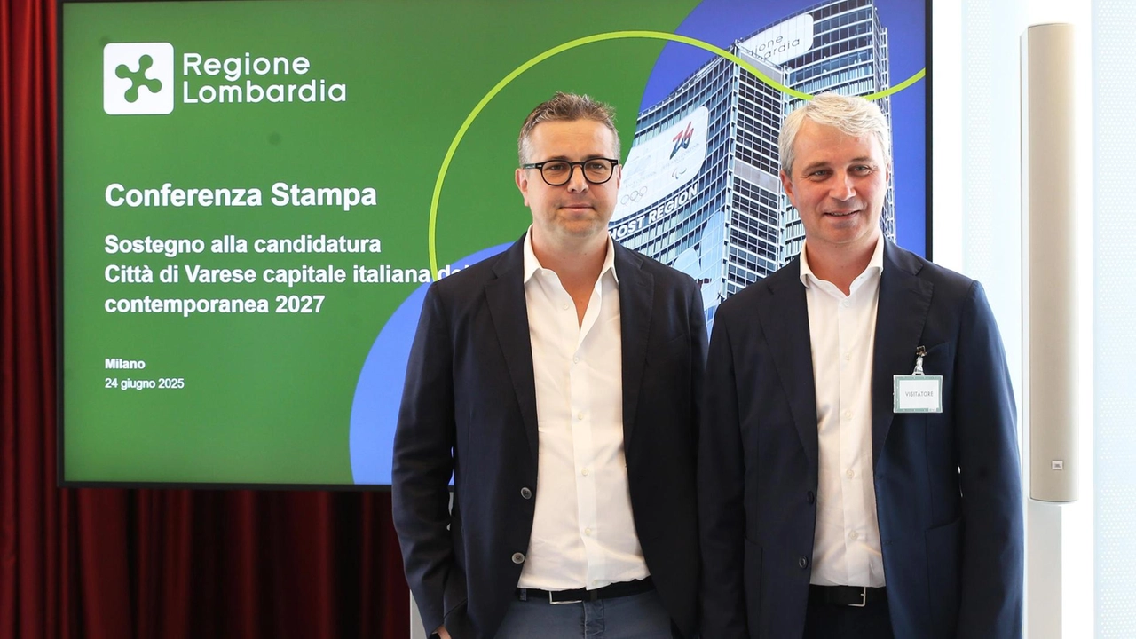 I sindaci Andrea Cassani di Gallarate e Davide Galimberti di Varese alla candidatura delle due città a Capitale italiana dell’arte contemporanea I sindaci Andrea Cassani di Gallarate e Davide Galimberti di Varese alla candidatura delle due città a Capitale italiana dell’arte contemporanea