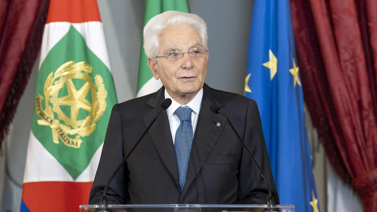 Il capo dello Stato dopo la seduta del plenum Il capo dello Stato dopo la seduta del plenum
