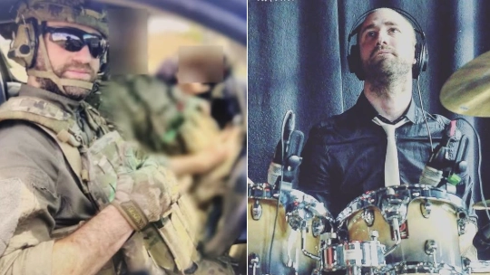 Thomas D'Alba, 40 anni, aveva lasciato il lavoro di insegnante di batteria per arruolarsi in Ucraina dove è morto. In passato era stato paracadutista nella Folgore Thomas D'Alba, 40 anni, aveva lasciato il lavoro di insegnante di batteria per arruolarsi in Ucraina dove è morto. In passato era stato paracadutista nella Folgore