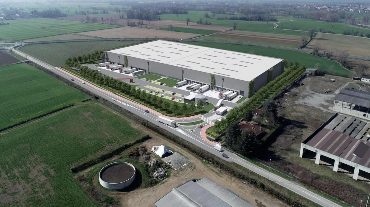 Il rendering del futuro comparto acquisito dalla P3 Logistic Parks Il rendering del futuro comparto acquisito dalla P3 Logistic Parks
