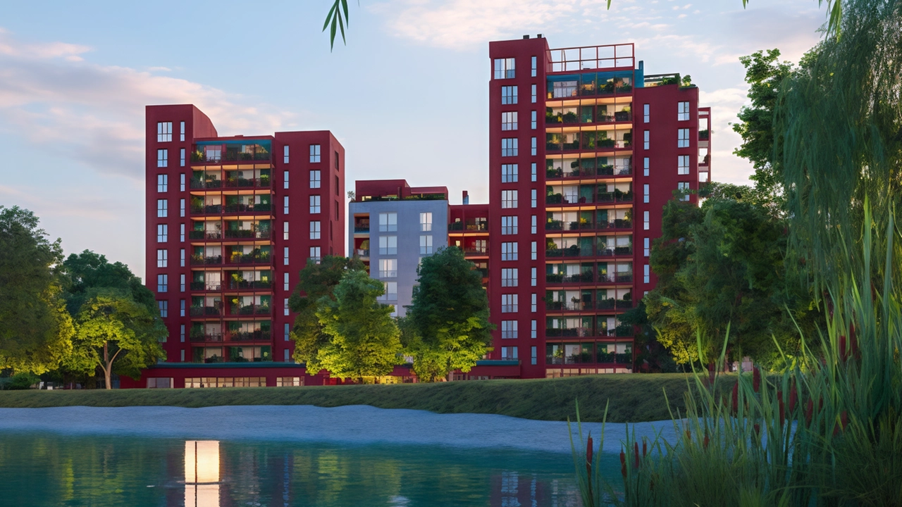 Rendering delle residenze Lac uno dei cantieri bloccati e con acquirenti che hanno già pagato parte delle spese Rendering delle residenze Lac uno dei cantieri bloccati e con acquirenti che hanno già pagato parte delle spese