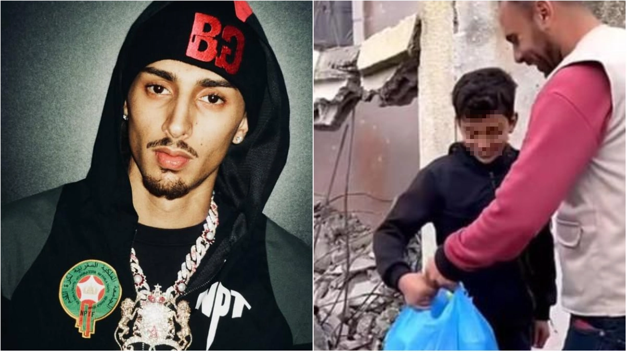 Baby Gang e una delle immagini postate dal cantante sul suo profilo Instagram