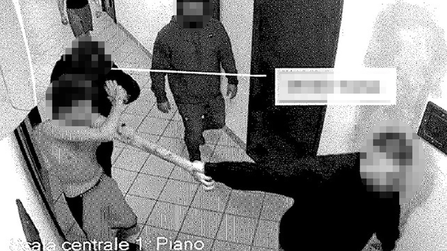Le immagini tratte dal sistema di videosorveglianza del Beccaria, con le violenze su un detenuto registrate il 15 marzo 2024