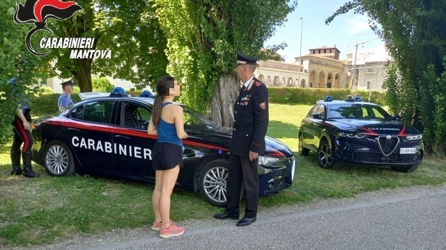 La ragazza è stata salvata dai carabinieri di Mantova (Foto d'archivio)