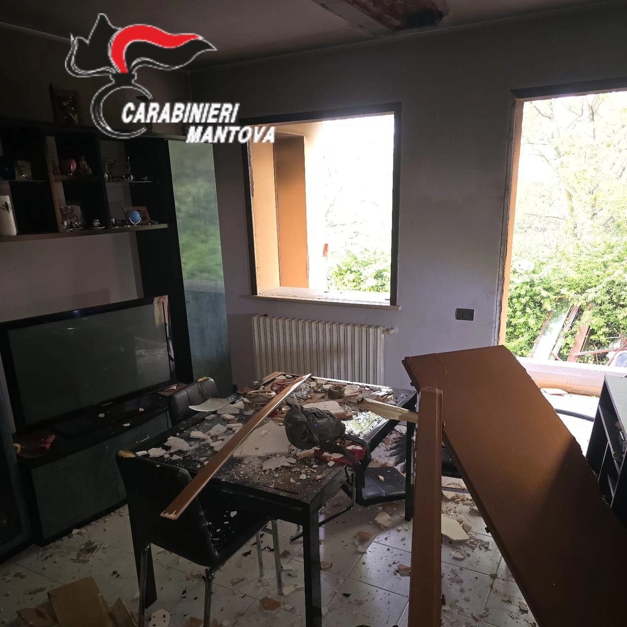 Incendio in un appartamento ad Asola