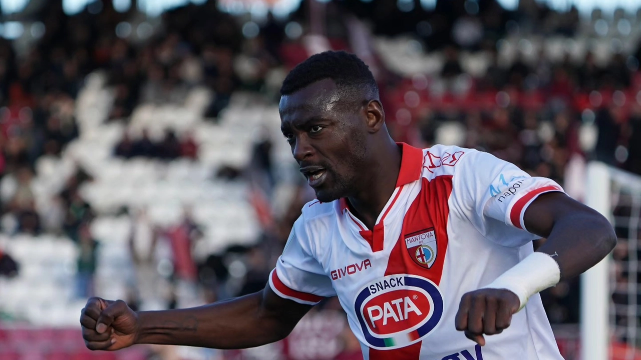 Mensah ha segnato il prezioso gol dell'1-0 che ha lanciato la squadra virgiliana