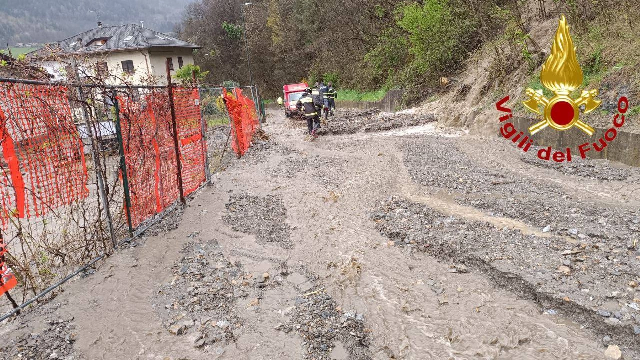 Lo smottamento in Valcamonica